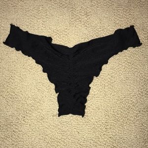 Luli fama black bikini bottom